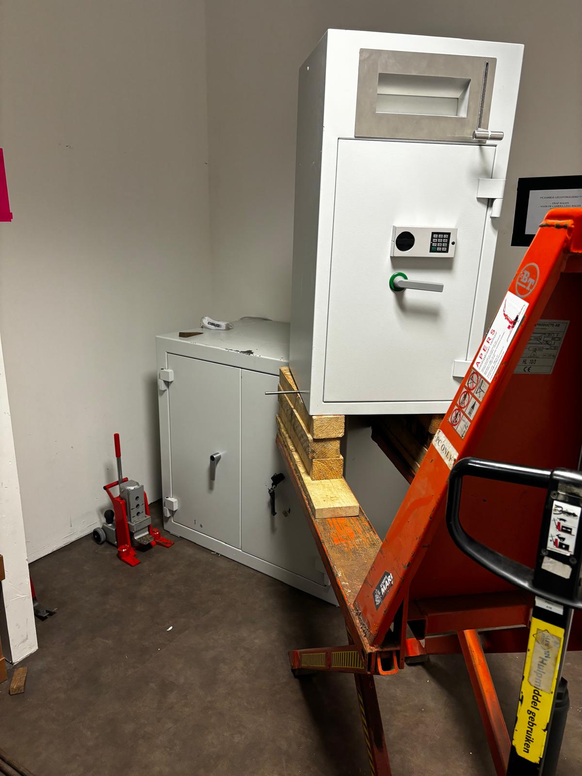 Afstortkluis stapelen Afstortkluis stapelen